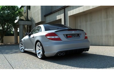 Бампер задний AMG W204 Look на Mercedes SLK R171